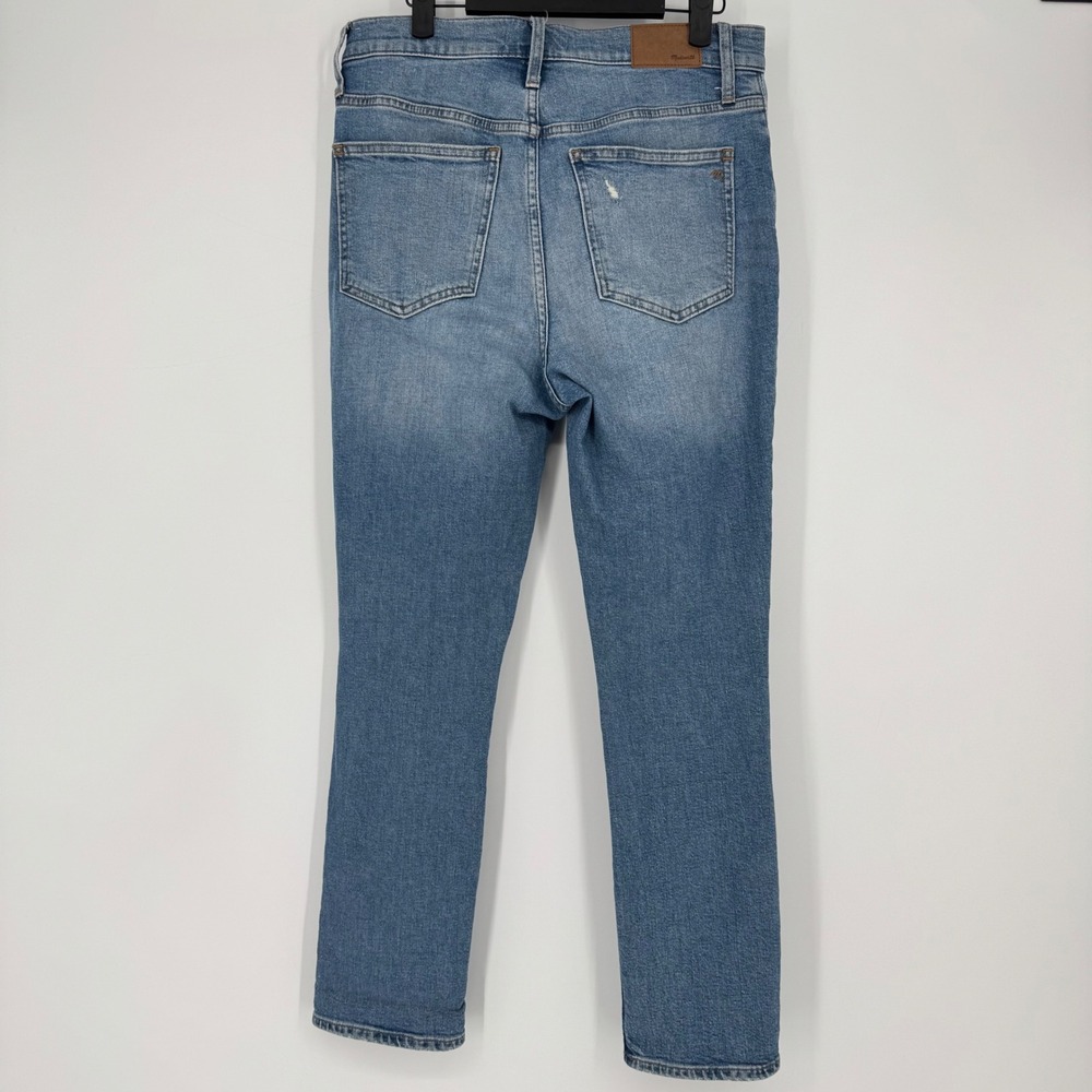 Madewell The Perfect Vintage Jean Women 28 Distressed High Rise Straight Blue‎ - Picture 3 of 6